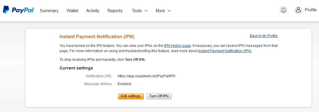 IPN Configuration